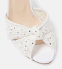 Slow Kisses embellished leather sandals