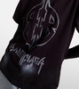 Metal Bb Stencil T-shirt Oversized in Black/white