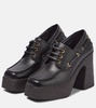 Skyla faux leather loafer pumps