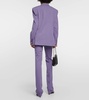Oversized wool-blend blazer
