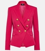 Double-breasted virgin wool blazer