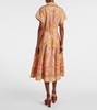 Acacia belted linen shirt dress