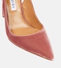 Bow Tie 105 velvet pumps