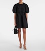 Amorouse leather-trimmed bucket bag
