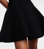 Croc-effect minidress