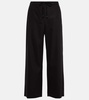 Floria virgin wool wide-leg pants