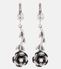Rose earrings