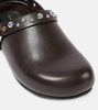 Elyse studded faux leather clogs