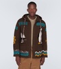 The Nautical jacquard virgin wool hoodie