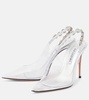 Love Link 105 PVC slingback pumps