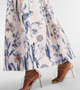 Otono Petalo cotton poplin midi dress