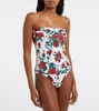Whitney floral belted swimsuit
