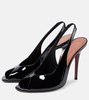 Kristina 105 patent leather peep-toe pumps