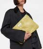 Glam Slam leather clutch