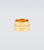 Logo sterling silver ring