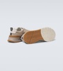 Suede sneakers