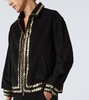 Sequined cotton corduroy jacket
