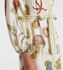 Sea linen shirt dress