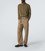 Half-zip cashmere sweater