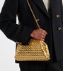 Lauren 1980 Small mirrored leather clutch