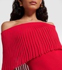Pascale ribbed-knit jersey top