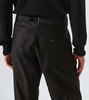 Cotton straight pants