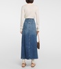 Leif denim maxi skirt