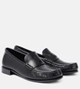 Leather loafers