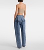 Low-rise wide-leg jeans