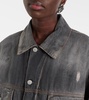 Printed denim jacket