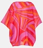 Iride cotton muslin kaftan