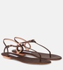 Almost Bare raffia-effect sandals