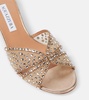 Crystal Love 35 embellished tulle mules