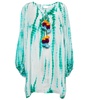 Tie-dye silk minidress