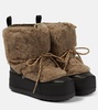 Teddy shearling ankle boots