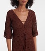 Marissa cotton crochet midi dress