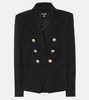 Double-breasted wool blazer