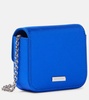 Mini embellished satin shoulder bag