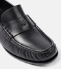 Leather loafers