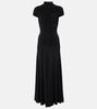 Gathered maxi dress