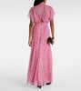 Novak silk satin gown