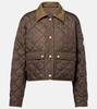 Chitre quilted canvas-trimmed jacket