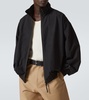 Logo technical cotton-blend jacket