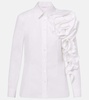 Rosette cotton shirt