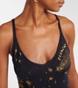 Denise wool and silk gown