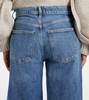 Harper mid-rise wide-leg jeans 