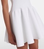 Pleated minidress