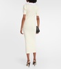 Knitted cotton midi dress