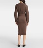 Melk virgin wool midi skirt