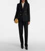 Lauren 1980 Small mirrored leather clutch